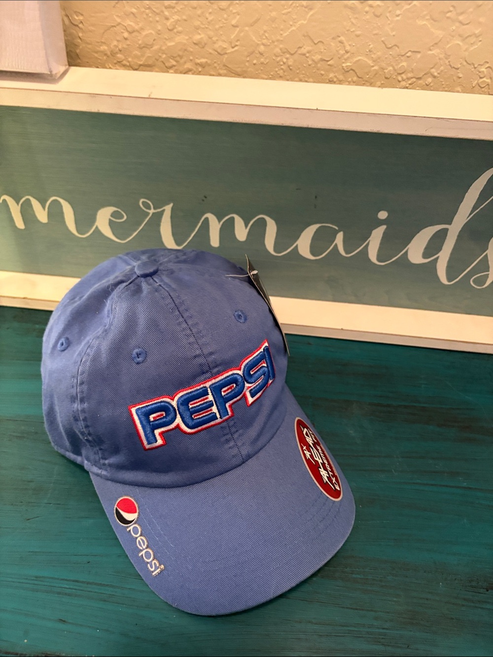 Pepsi Blue Logo Baseball Hat
